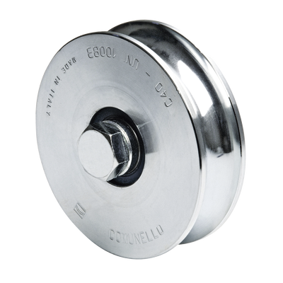 Rueda de 10 cm SIN Soporte / Soporta hasta 425 kg / Canal Tipo «U»