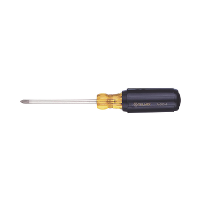 Desarmadores Punta Phillips #2 con Barra Redonda (4″ x 8-5/16″).