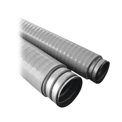 Tubo Flexible tipo Liquidtight de 2″ (50 mm). Acero + Forro PVC. Rollo de 30 Metros.