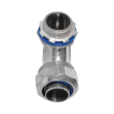 Conector Curvo para tubo tipo Liquidtight de 3/4″  (19 mm). Compatible con ANC-COT34.