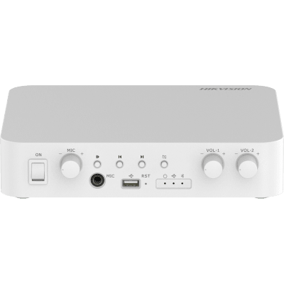 Amplificador | Compatible con Spotify | Bluetooth | 2 Canales | 40 W por Canal | Salida 4-8 Ω x 2 | 100V COM x 2 | 2 Zonas | Musica Ambiental