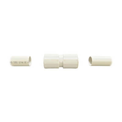 Manguito / Cople Morbidx IP67 libre de halógenos para unir tubería rígida de 16 mm (5/8″) permite una instalación hermética no necesita pegamento