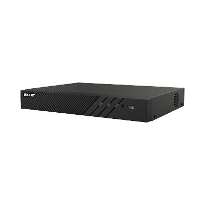 DVR 16 Canales TURBOHD + 8 Canales IP / 5 Megapixel Lite – 3K Lite / Audio Bidireccional por Coaxitron / ACUSENSE (Evita falsas alarmas) / 1 Bahía de Disco Duro / Salida de Video en Full HD