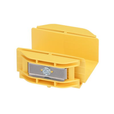 Union Recta «Cople», Para Canaleta FiberRunner™ 2X2, Color Amarillo