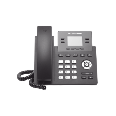 Teléfono IP Grado Operador, 4 líneas SIP, pantalla a color 2.4″, PoE, codec Opus, IPV4/IPV6 con gestión en la nube GDMS