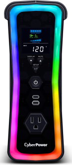 UPS Gamer de 1500 VA/1000 W, Topología Línea Interactiva, Entrada 120 Vca NEMA 5-15P, y 13 Salidas NEMA 5-15R, Puerto USB, Con Regulador de Voltaje (AVR)