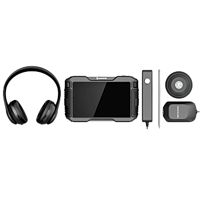 AD21P- Cámara de Imagen Acústica Portátil / DETECTAR FUGA DE AGUA / Pantalla táctil de 7″ / IP66 PANTALLA IP54 SENSOR PORTATIL