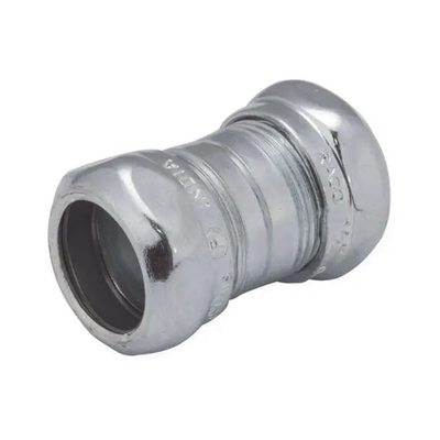 Cople Compresión de Acero Galvanizado para Pared Delgada de 1-1/2″.
