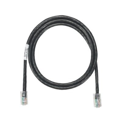 Cable de Parcheo UTP Categoría 5e, con Plug Modular en Cada Extremo – 2 Metros (6.56 Pies) – Negro