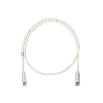 Cable de Parcheo UTP Categoría 6, con Plug Modular en Cada Extremo – 6 Metros (19.69 Pies) – Blanco Mate