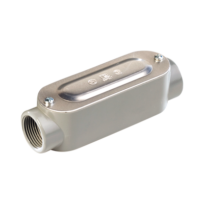 Caja Ovalada Roscada tipo C de 1/2″ (12.7 mm) / Incluye tapa y tornillos.
