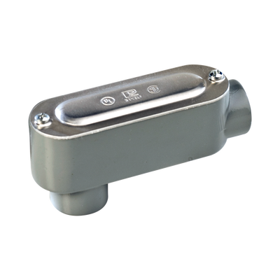 Caja Condulet tipo LB de 1″ (25.4 mm) Incluye tapa y tornillos.