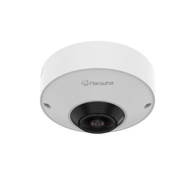 Cámara Ojo de Pez AI 12MP / Resolución 3584×2688 / Lente 1.76mm F1.8 / WDR 120dB / WiseNR II AI / Detección Persona-Vehiculo / PoE 7.3W / IP42 para uso interior