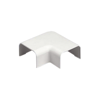Conexión en ángulo recto «L», para uso con canaleta LD5, material ABS, Color Blanco Mate