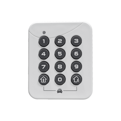 ALULA – PINPad Estación de Armado Local / Alimentación por Batería / Instalación Sin Herramientas / Desarmado seguro de 4 a 10 dígitos / Armado de 1 Botón