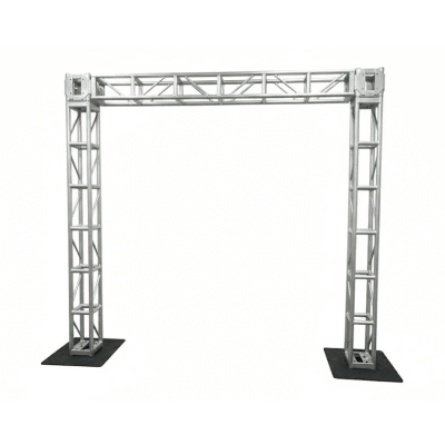 PORTERIA DE  ALUMINIO DE 3 METROS DE ALTO POR 3 METROS DE LARGO PARA VIDEOWALLS Y LUCES DE ESCENARIO