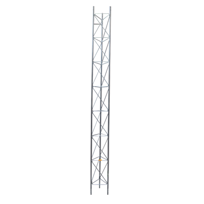 Tramo de Torre Arriostrada de 3m x 35cm, Galvanizado por Electrólisis, Hasta 45 m de Elevación. Zonas Secas.