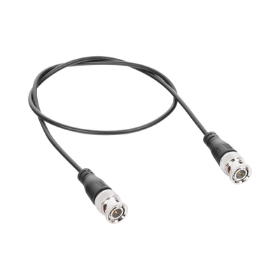 Cable Coaxial Armado con Conector BNC (Video) / Longitud de 1.5 Metros (4.92 Pies) / Optimizado para Cámaras 4K / Uso en Interior