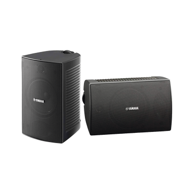 Altavoz de Montaje en Pared | 2 vias | Woofer 4″ | Tweeter 1″ | IPX3 | 8 ohms | 70/100V | Color Negro | Par