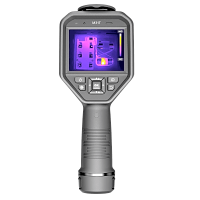 M31 – Cámara Termográfica Portátil Dual / Lente Térmico 9.7 mm (384 x 288) / Lente Óptico (8 Megapixel) / WiFi / IP54 / Ranura MicroSD hasta 64 Gb  / Hasta 5 Horas de Funcionamiento Continuo
