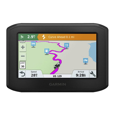 Navegador para Motocicleta Zūmo / Pantalla 4.3″ Resistente / Ruteo Aventurero / Alertas para Motociclistas / Control de Música / Llamadas Manos Libres / Tráfico y Clima en Tiempo Real / Notificaciones Inteligentes / Compatible con Trip