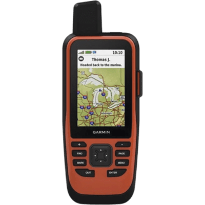 GPS Portátil GPSMAP® 86i / Pantalla TFT Transflectiva de 3″ / Resolución 240 x 400 píxeles / Batería de Ion Litio con Autonomía de 35 Horas / Memoria de 16 GB / Compatible con NMEA 0183 y microUSB / Brúju