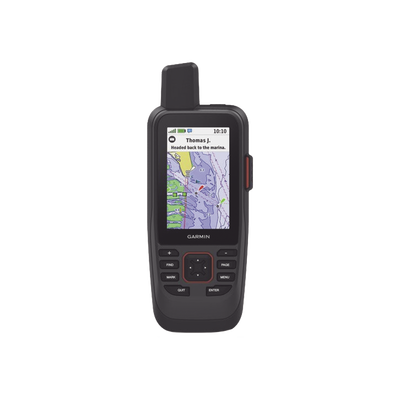 GPS Portátil GPSMAP® 86sci / Pantalla Transflectiva 3″ / Resolución 240×400 píxeles / Batería Recargable hasta 35 Horas / Memoria 16 GB / Brújula de Tres Ejes / Compatible con Garmin Connect™ / IPX7 / MIL-