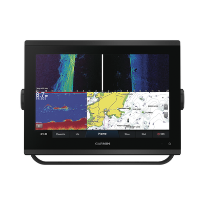 GPSMAP 1223xsv / Pantalla Táctil WXGA 12.1″ / Resolución 1280×800 / GPS-GLONASS-Galileo / Compatible con NMEA 2000 y 0183 / Sonda CHIRP Integrada / ClearVü y SideVü / IPX7 / Alimentación 10-32 Vdc