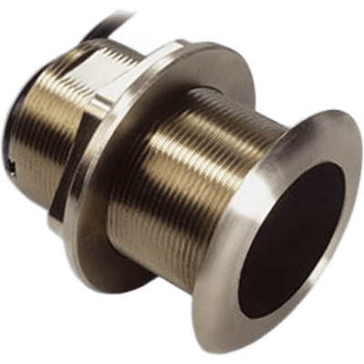 Sonda de Frecuencia Dual 50/200 kHz / 600 W / Ancho de Haz 45°-12° / Profundidad Máxima 1200 ft / Cable 33 ft / Medición de Profundidad y Temperatura / 8 Pines / Compatible con Ángulos de 8° a 15°