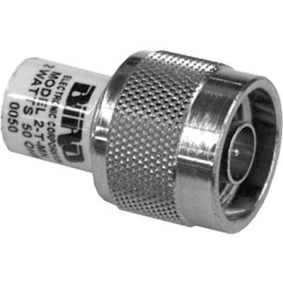 Carga Fantasma Terminal de 2 W, Impedancia de 50 Ohm y Conector N Macho.