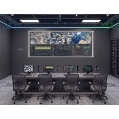 Kit Videowall 3×2 / 6 Pantallas 55″ Full HD / Decodificador 16CH 4K / Montaje de Pared / Hikvision