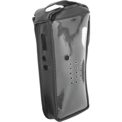Funda Reforzada de piel con frente transparente para radios TK-2212, TK-2212L, TK-3212 y TK-3212L.