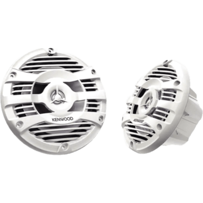 Par de altavoces fabricados en grado marinos en color blanco de 6.5″ potencia máxima de 150 W