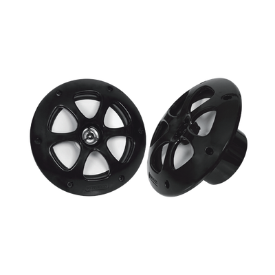 Par de altavoces fabricado en grado marinos en color negro de 6.5″ de 100 W de entrada máxima