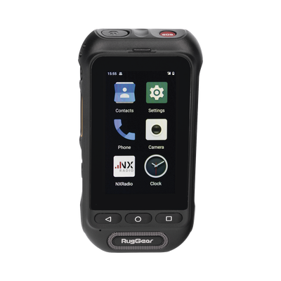 Radio PoC LTE RugGear RG360 / Altavoz 2W 105 dB / 3GPP Mission-Critical PTT / IP68 y MIL-STD-810H / Batería Extraíble 3000 mAh / 197 g / Multi APN