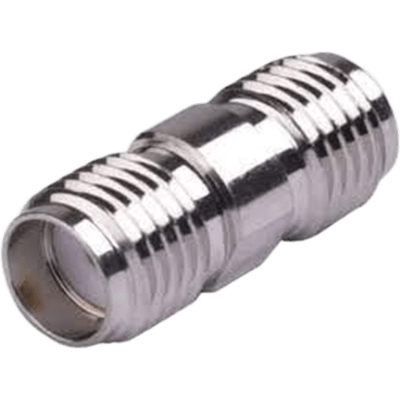 Adaptador en Línea tipo Barril, de Conector SMA Hembra a SMA Hembra, Níquel/ Oro/ Teflón.