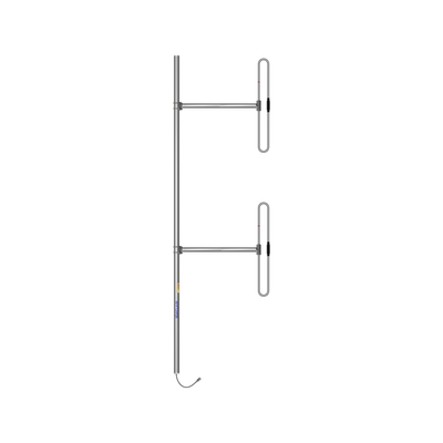 Antena Base de 2 Dipolos, 138-174 MHz, 5 dBd, 36 MHz de Ancho de Banda, Bi-direccional, 300 Watt, N Macho, Inclinación Opcional «Tilt» de 0, 2, 4, 6, 8 o 10 Grados.