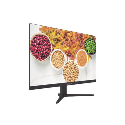 Monitor LED Full HD (1080p) de 27″ / Ideal para CCTV, Oficina y Hogar / Entrada HDMI-VGA / Montaje VESA ( 100 X 100) / Uso 12/7 / Backlight E-LED / Ultra Delgado