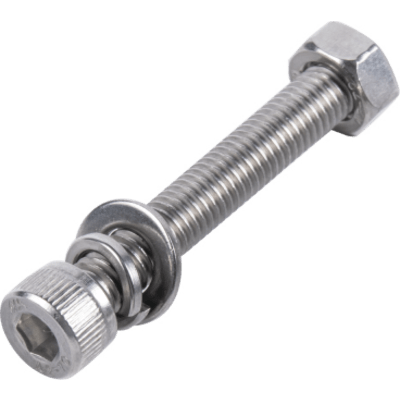 Tornillo de Acero Inoxidable / M8 x 60 mm / Montaje Fotovoltaico / Resistente a Corrosión / Acabado Pulido