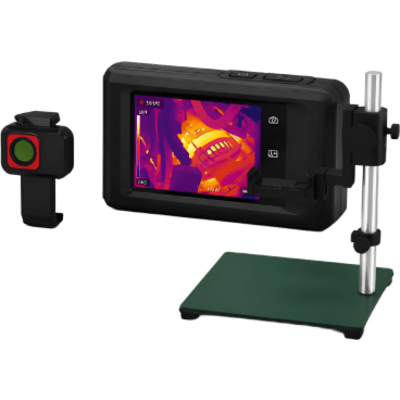 KIT POCKET2 LENTE MACRO BRACKET – Cámara Termográfica Portátil Lente 3.5 mm (256 × 192) / WiFi / IP54 / Memoria interna 16 Gb / Hasta 4 Horas de Funcionamiento Continuo