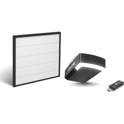 Kit Puerta de Garage 12×9 Pies (3.67 x 2.74 m) / Motor DC 1/2 HP / Insulada / Activación WiFi / Hasta 50 Controles / Lámina Calibre 26