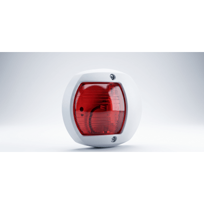 Luz de Navegación Marina / Roja / Lateral / USCG / <20 m (65.6 ft) / 2-3 MN / Arco 225° / 12V/24V / Montaje Vertical