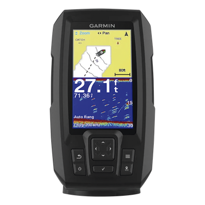 Fishfinder con GPS / Pantalla QSVGA 272 x 480 píxeles / Frecuencias 50-200 kHz / Potencia 200 W RMS / IPX7