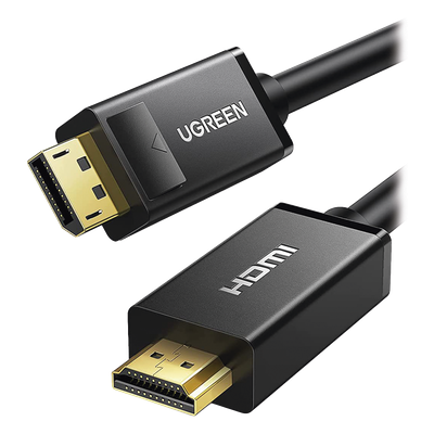 Cable Adaptador DisplayPort a HDMI / 4K UHD 30 Hz / Audio 7.1 / 1.50 m (4.92 ft) / Conector con Liberación / Unidireccional
