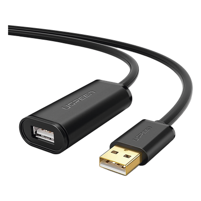 Cable de Extensión Activo USB 2.0 / 30 m (98.4 ft) / Macho-Hembra / Amplificador FE1.1S / 480 Mbps / Blindaje Triple