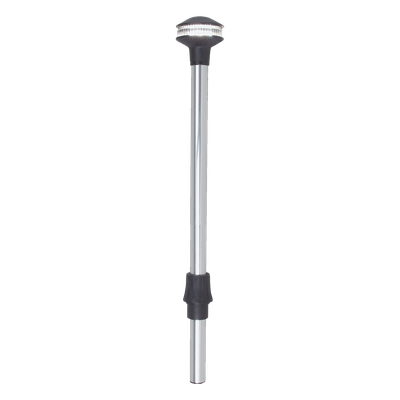 Luz de Navegación / 2 Millas USCG / 12 VDC / 9 W / Polo Stow-A-Way Plug-In / Lente Estriado Claro / Contactos Dorados / 0° Inclinación