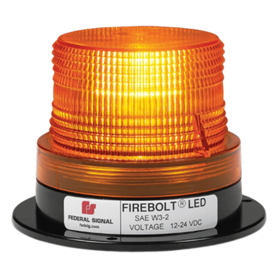 Estrobo LED Ámbar / Bajo Perfil / 2 Joules / 12-72 Vcc / 2 W / 12.7 x 9.1 cm