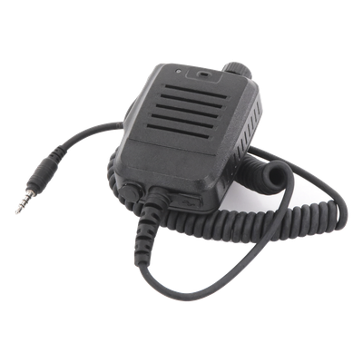Micrófono-Bocina de Solapa / Conector Jack 3.5 mm / Diseño Compacto / Radiocomunicación Discreta / Ambientes Ruidosos