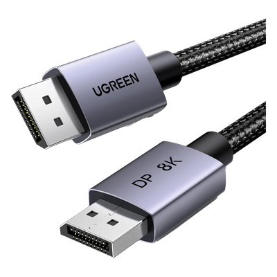 Cable DisplayPort 1.4 / 8K@60Hz / 32.4 Gbps / Blindaje Múltiple / Nylon Trenzado / Aluminio / 3 m (9.84 ft)