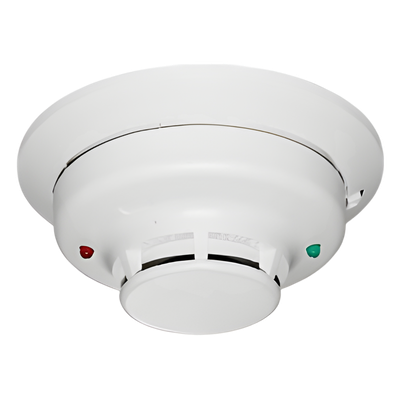 Detector Fotoeléctrico de Humo / 2 Hilos Bifilar / LED Bicolor / Compensación Automática / UL268